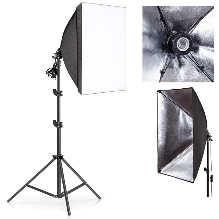 Софтбокс з патроном Е27 Prolighting 50х70 см