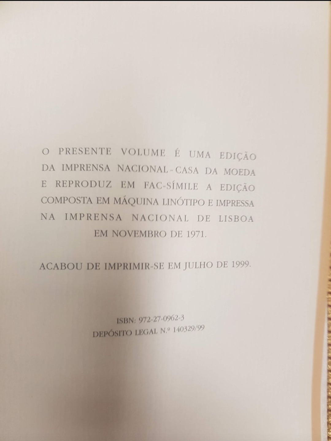 Os Lusíadas, Edição da Imprensa Nacional, Casa  da Moeda