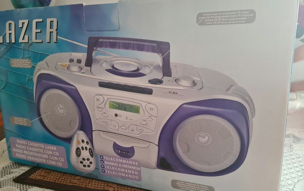 Radio Cassette Lazer CD RKCD14DT