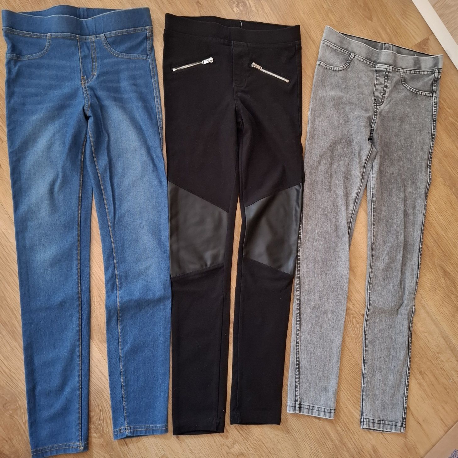 H&M legginsy jegginsy spodnie 140