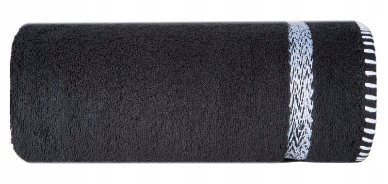 Ręcznik 70x140 Viera czarny frotte 500g/m2