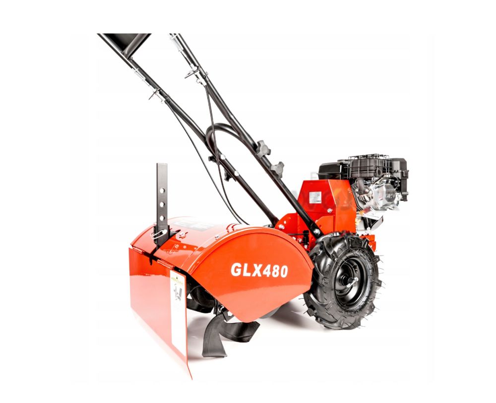 Glebogryzarka mocna z napędem Cedrus glx 480 przeciwbiezna  niwelator