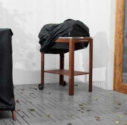 IKEA TOSTERO Pokrowiec Na Meble Grill 72x52x111 cm Grilla Czarny Ogród