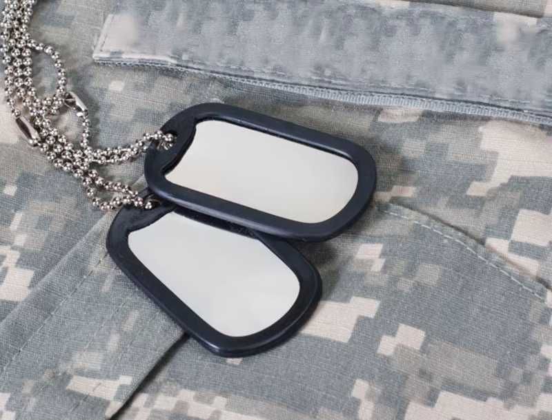 Силіконовий бампер (глушник) для жетона  армійського/ідентифікаційного