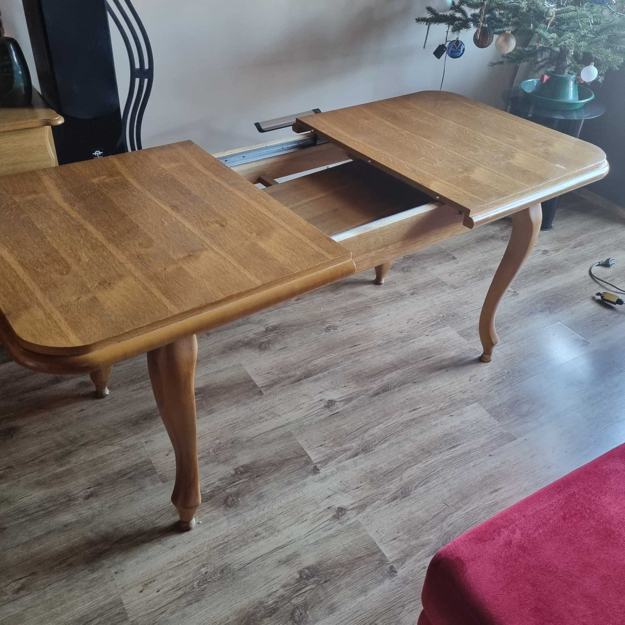 stół rozkładany  w stylu barokowym