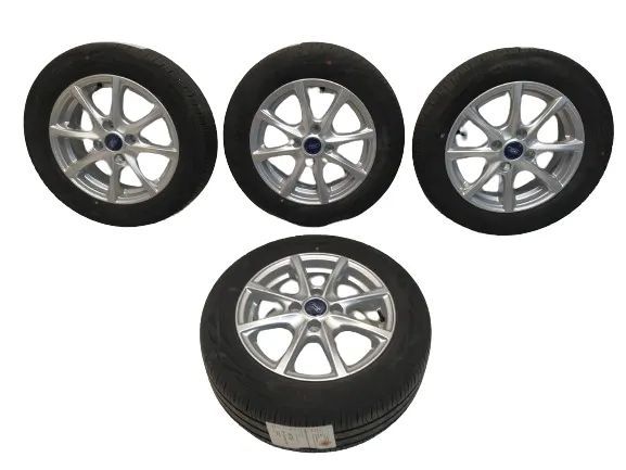 FORD FIESTA MK6 MK7 MK8 B-MAX 6X15 ORYGINALNE FELGI ALUMINIOWE R15 ET45 4X108 OPONY CONTINENTAL 195/60 KOŁA