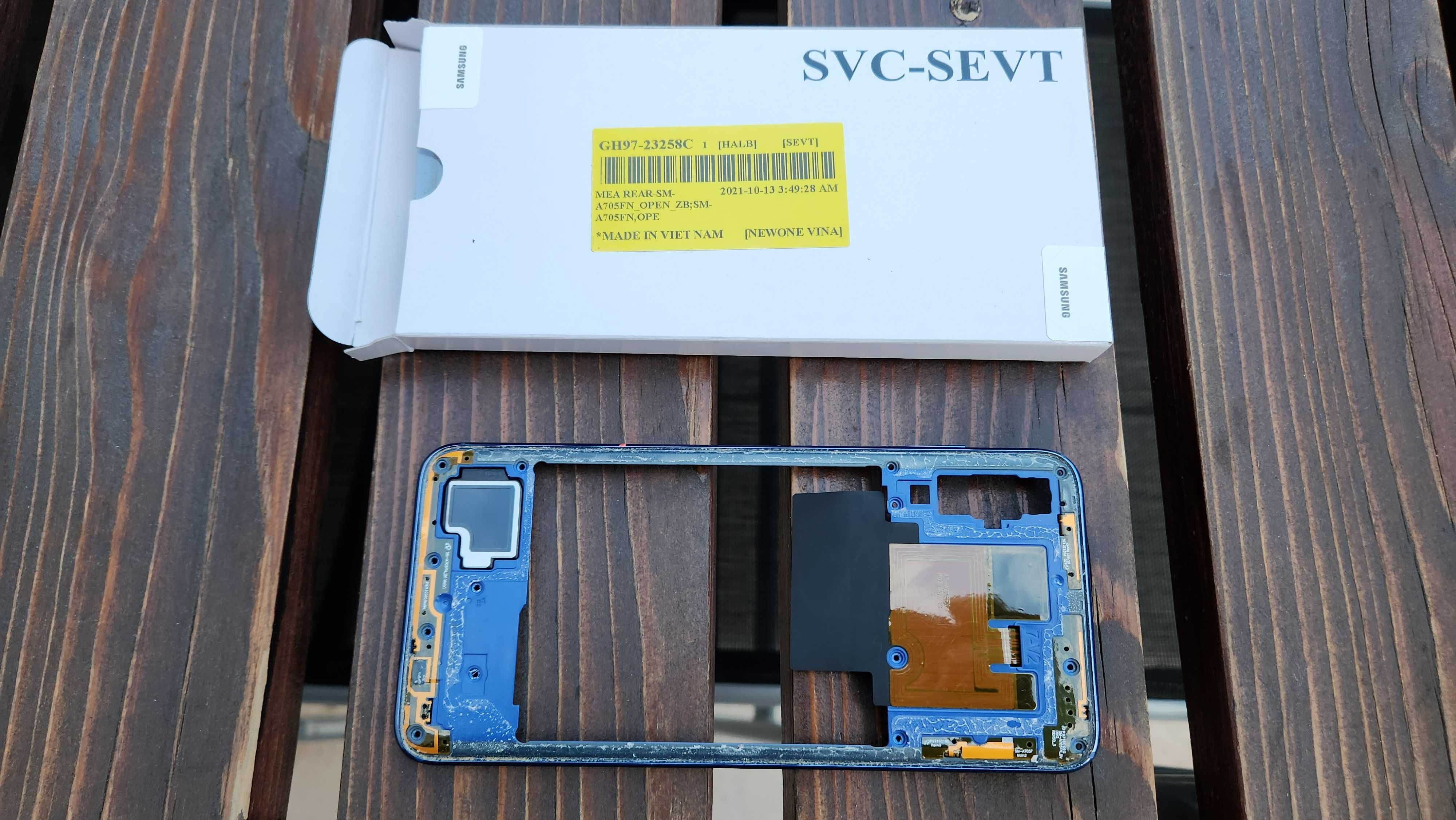Samsung A70 ekran ramka tylna obudowa