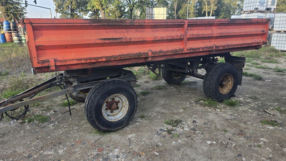 Przyczepa wywrotka D 732 zarejestrowana f.vat transport d55,   6,8 ton