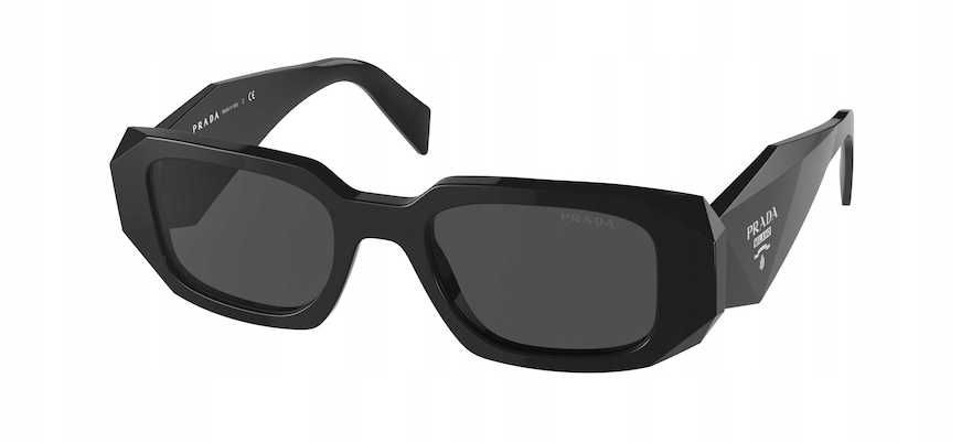 PRADA damskie czarne okulary przeciwsłoneczne