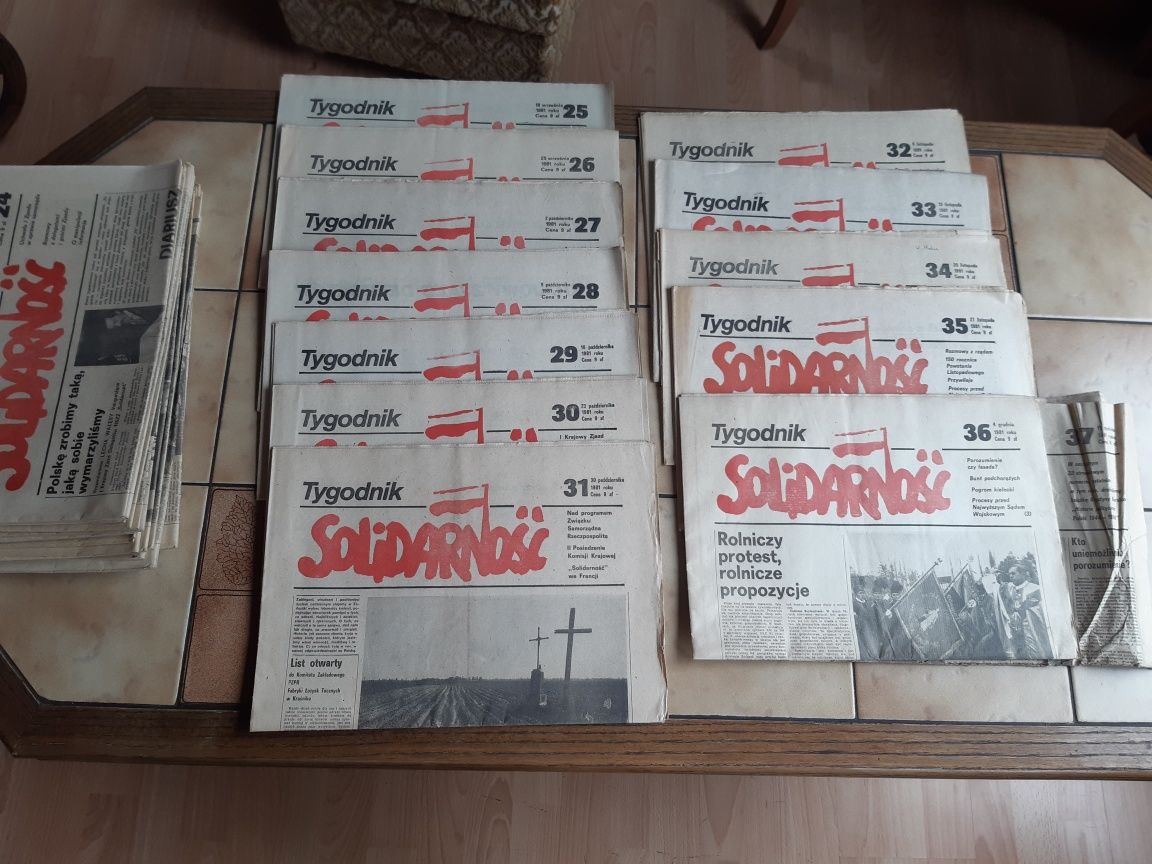 Solidarności tygodnik wszystkie numery PRL