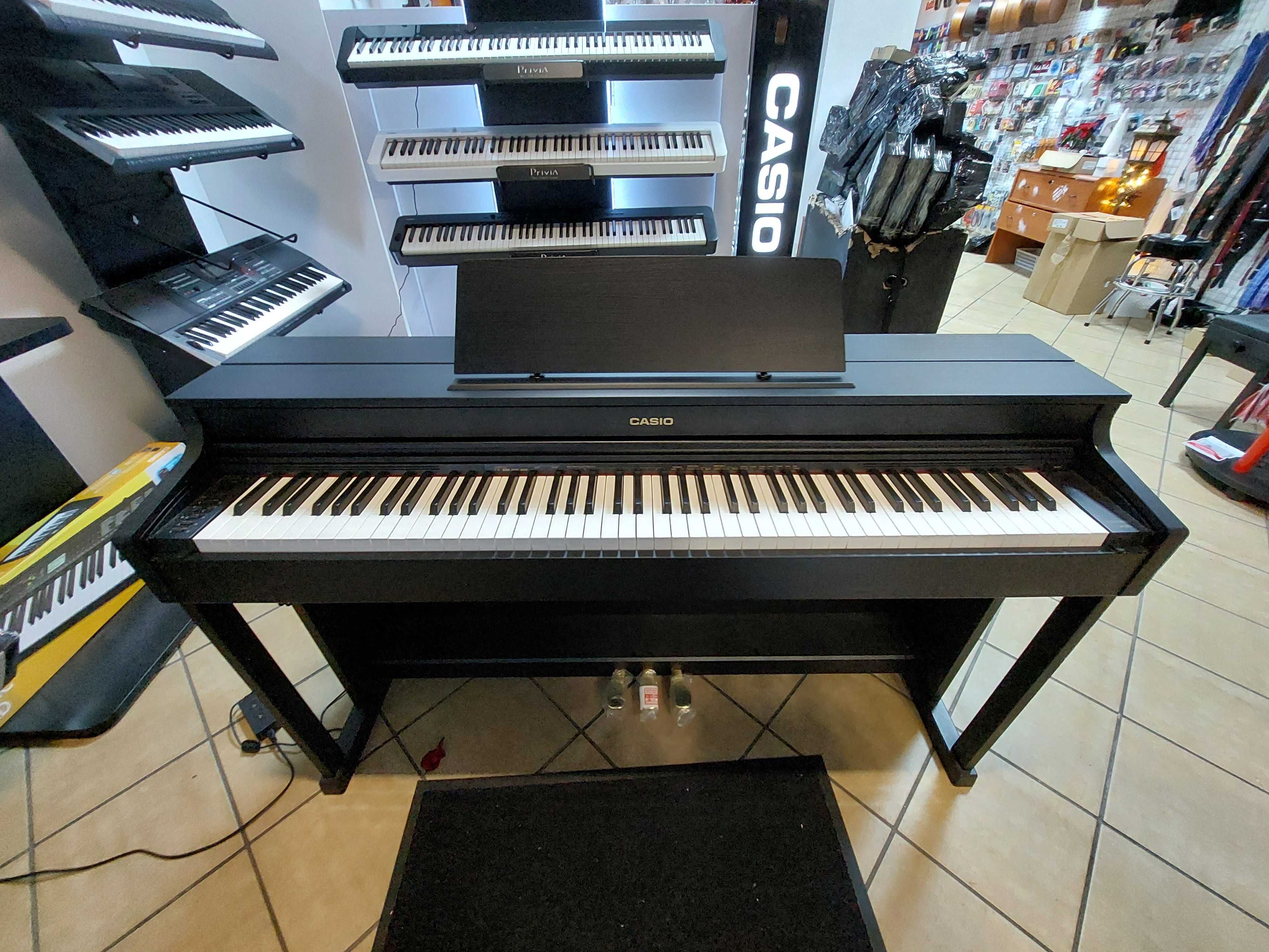Pianino Cyfrowe Casio AP-470BK Celviano - CZARNE - POWYSTAWOWE