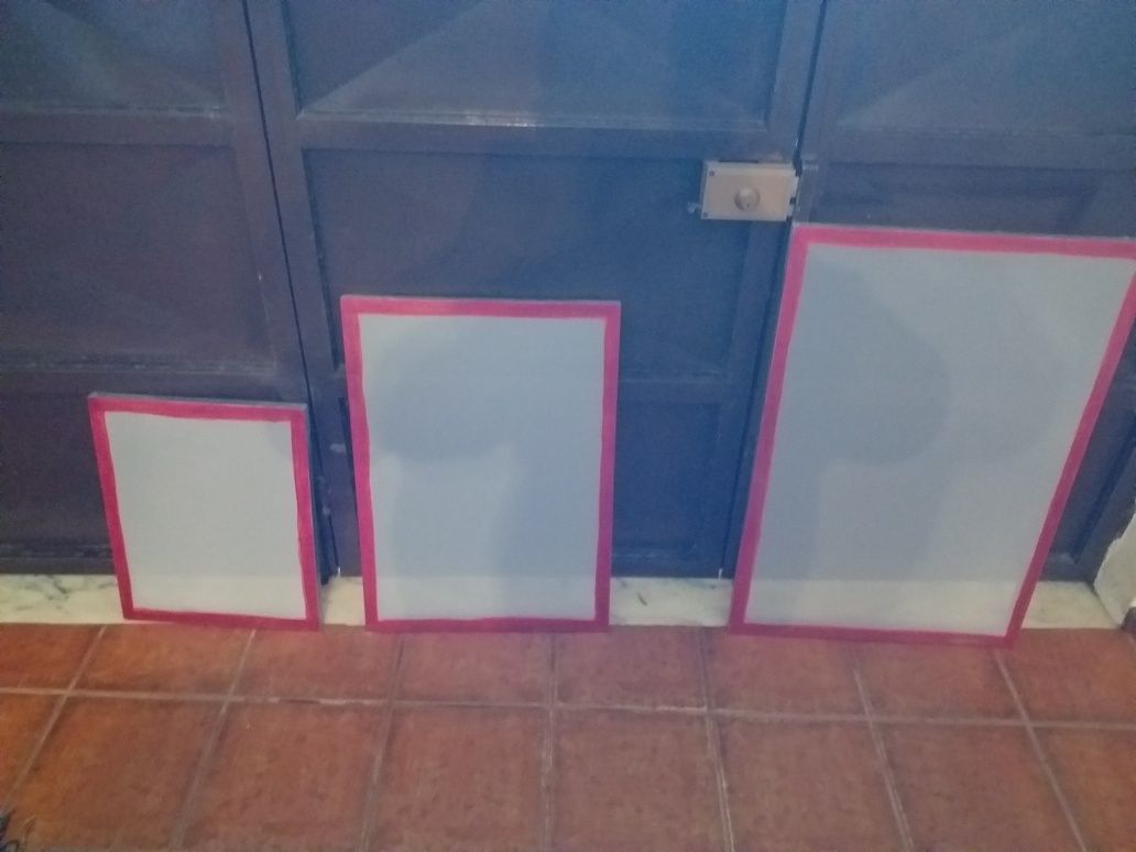 Substituição de telas de estamparia