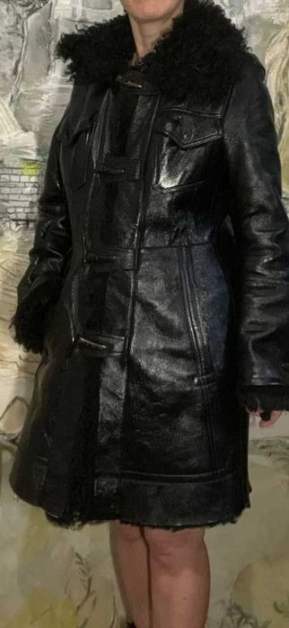 Фірмова дуже дорога дублянка пальто натуральнна