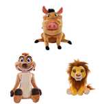 Peluche Rei Leao - Pumba Mufasa Timon