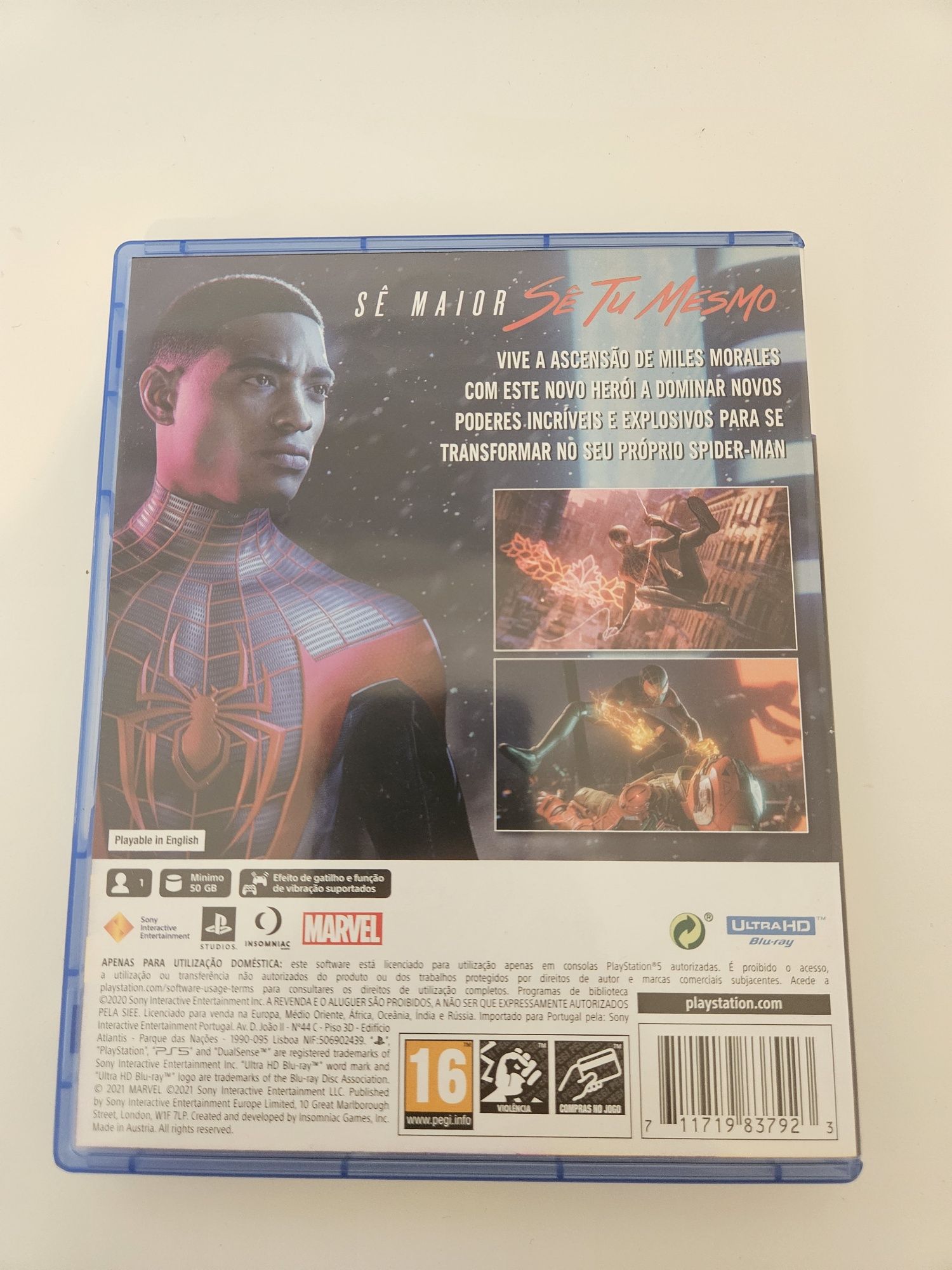 Marvel spider-men Miles Morales ps5