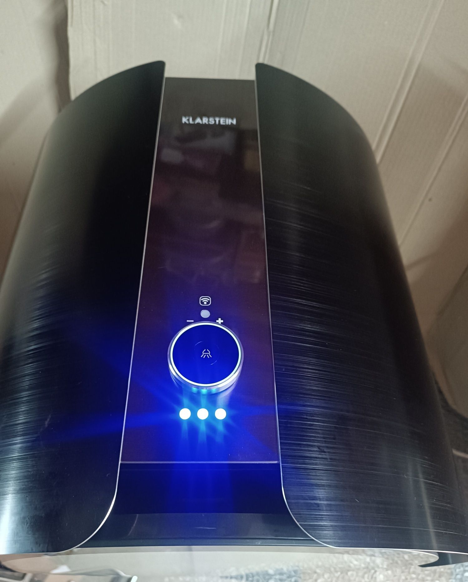 Витяжка острівна Wi-Fi Klarstein Skyfall Smart, чорна