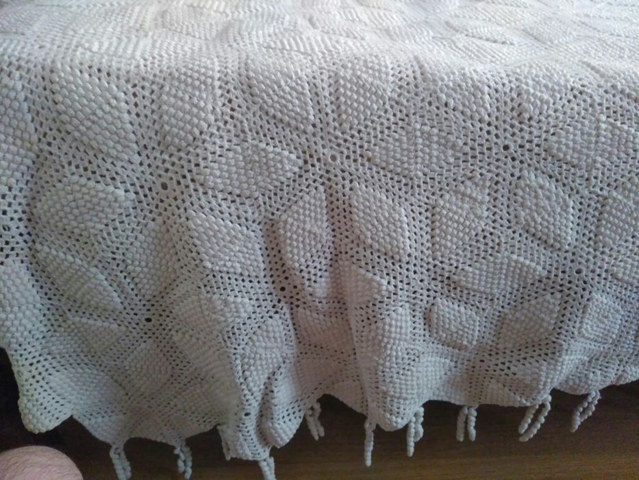 Colcha em croché de algodão