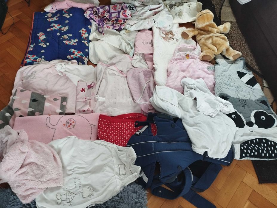 Giga paka ubrań i dodatków dla córci rozmiary 56cm-110cm 0-5lat 250szt