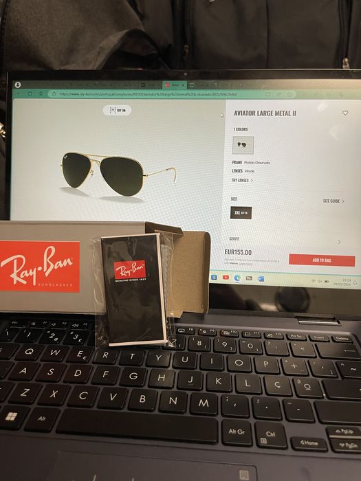 Oculos aviador Ray Ban