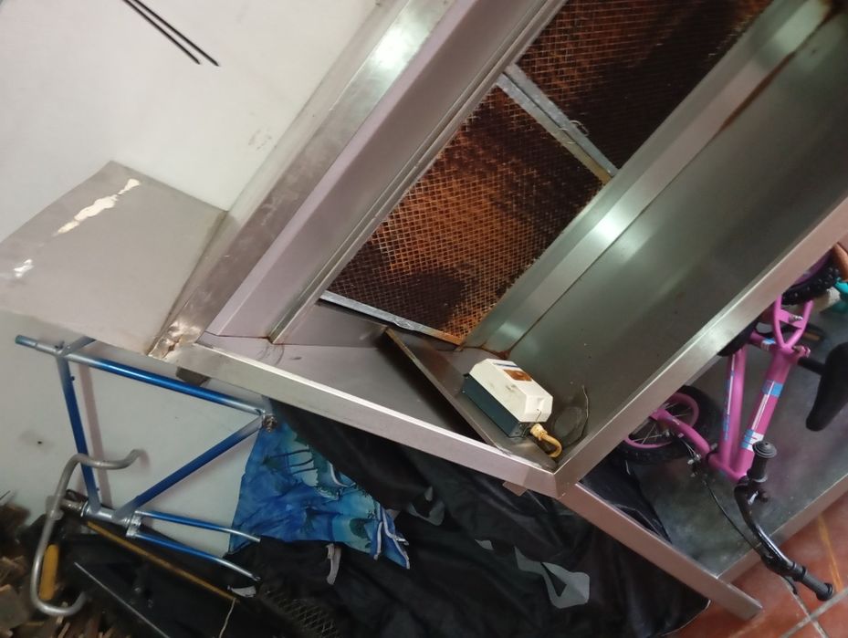 Chaminé com exaustor de inox ou ote