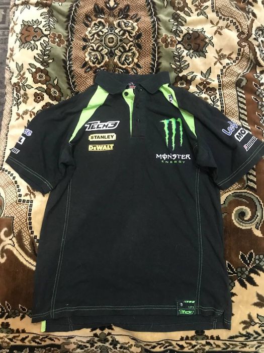 Футболка поло гоночной команды монстр monster