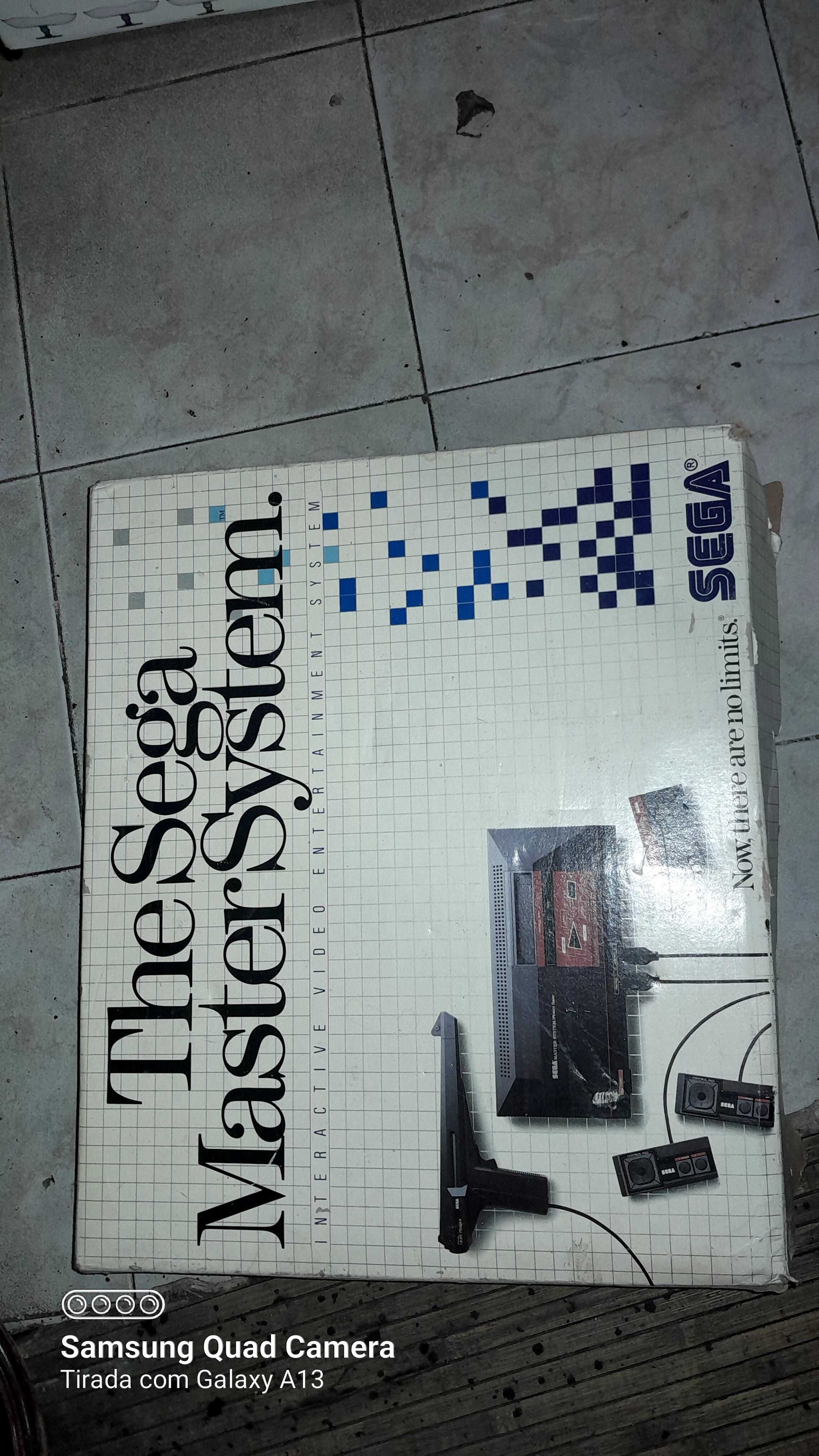 Sega Master Sistem+Light Phaser+Jogos