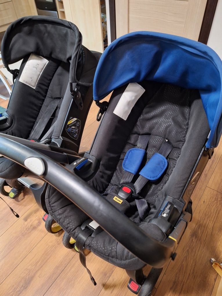 Fotelik samochodowy wózek 2w1 Doona mobilny