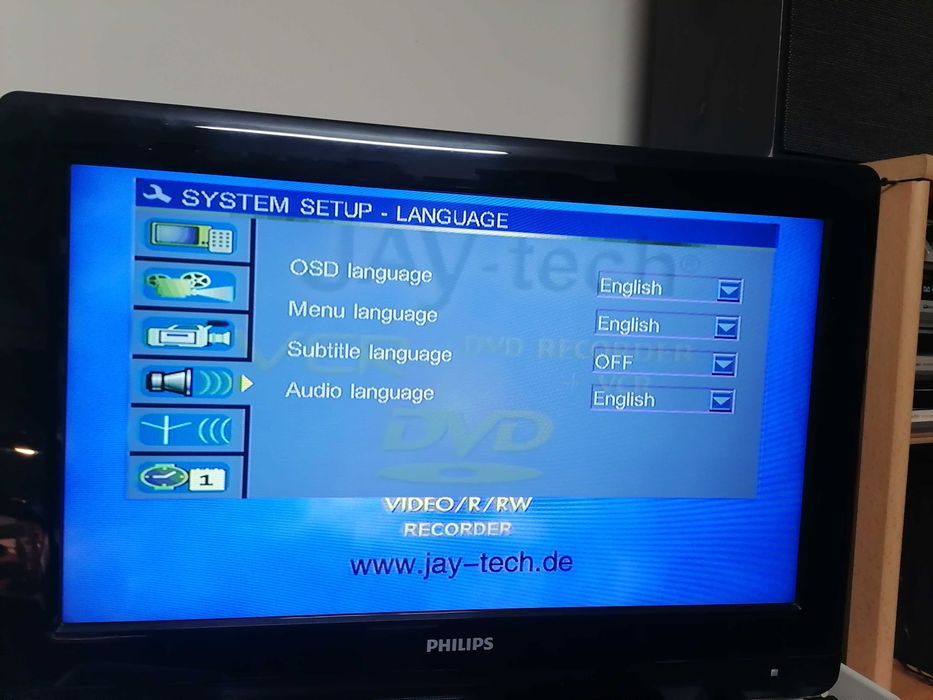 Magnetowid /Nagrywarka VHS/DVD-RW  JAY-TECH JT8850 HIFI STEREO pilot