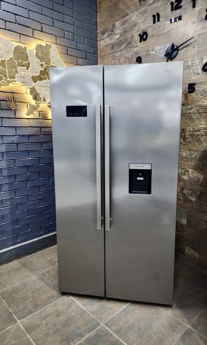 Холодильник Samsung RS50N3913BC Side by Side перевірений, інверторний