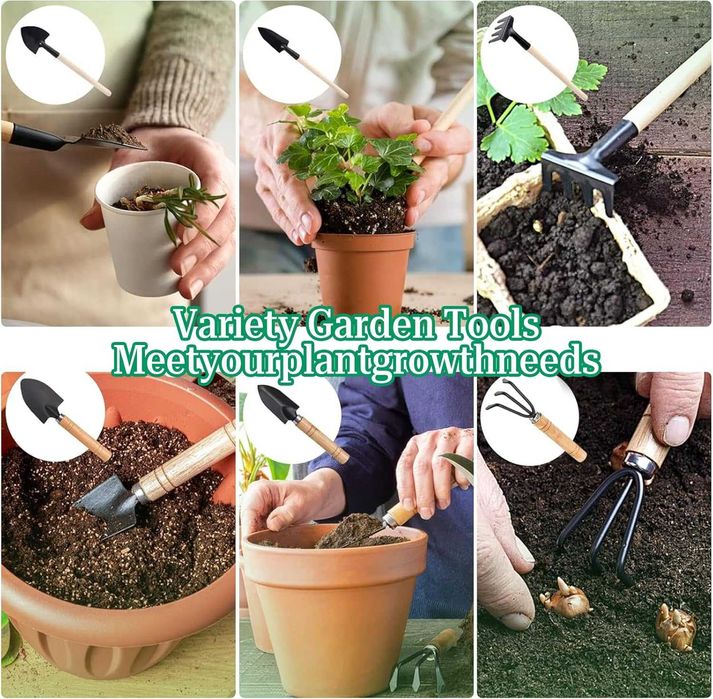 Міні-набір садових інструментів для маленького садівника 7-шт.