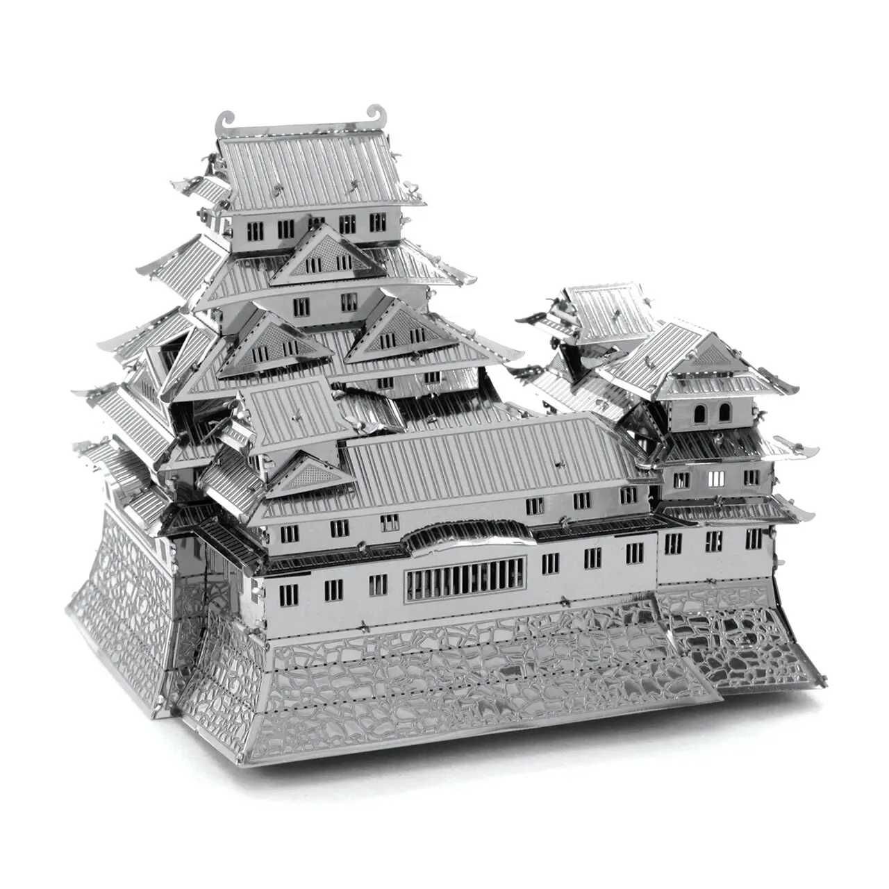 Puzzle 3D - zamek Himeji w Japonii  - metalowe wycinane laserem- 14+