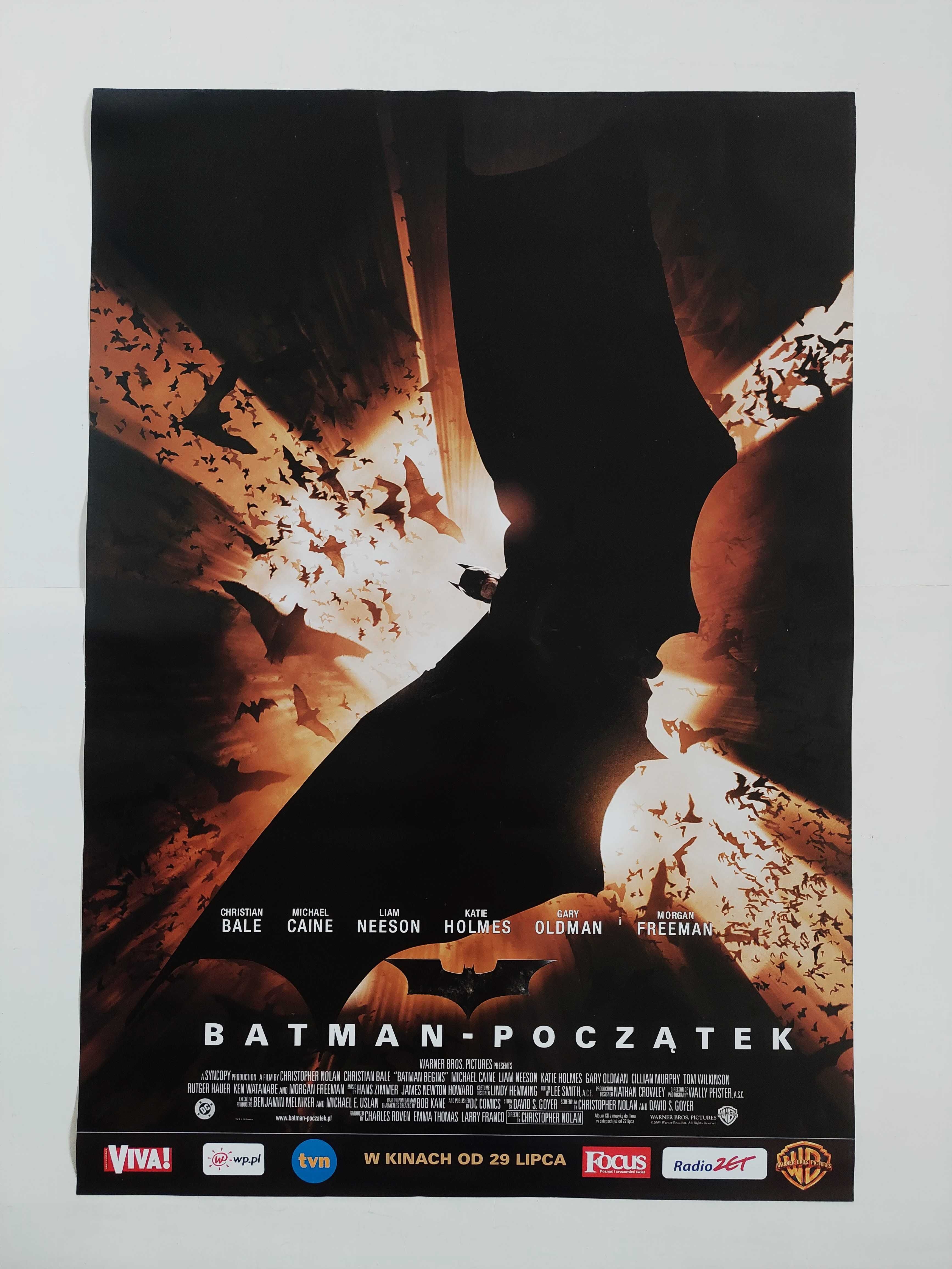 Plakat filmowy oryginalny - Batman - Początek (2 wersje plakatu)