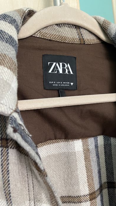 Трендова тепла рубашка Zara