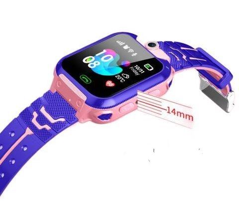 Smartwatch Dziecięcy Różowy z GPS i Dwukierunkowym Dzwonieniem SOS