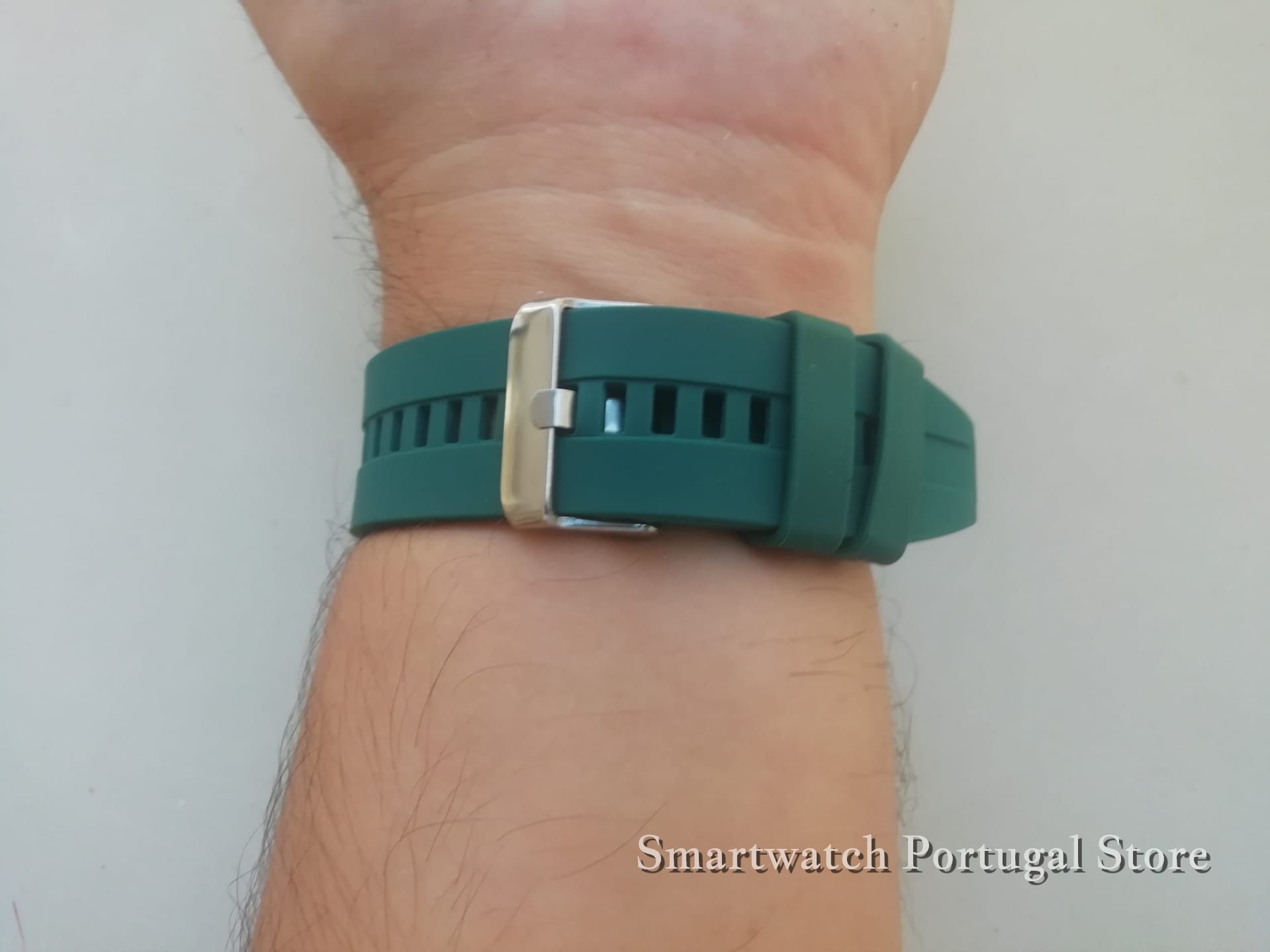 Bracelete 22mm em silicone, WATCH GT (Novo)  Verde