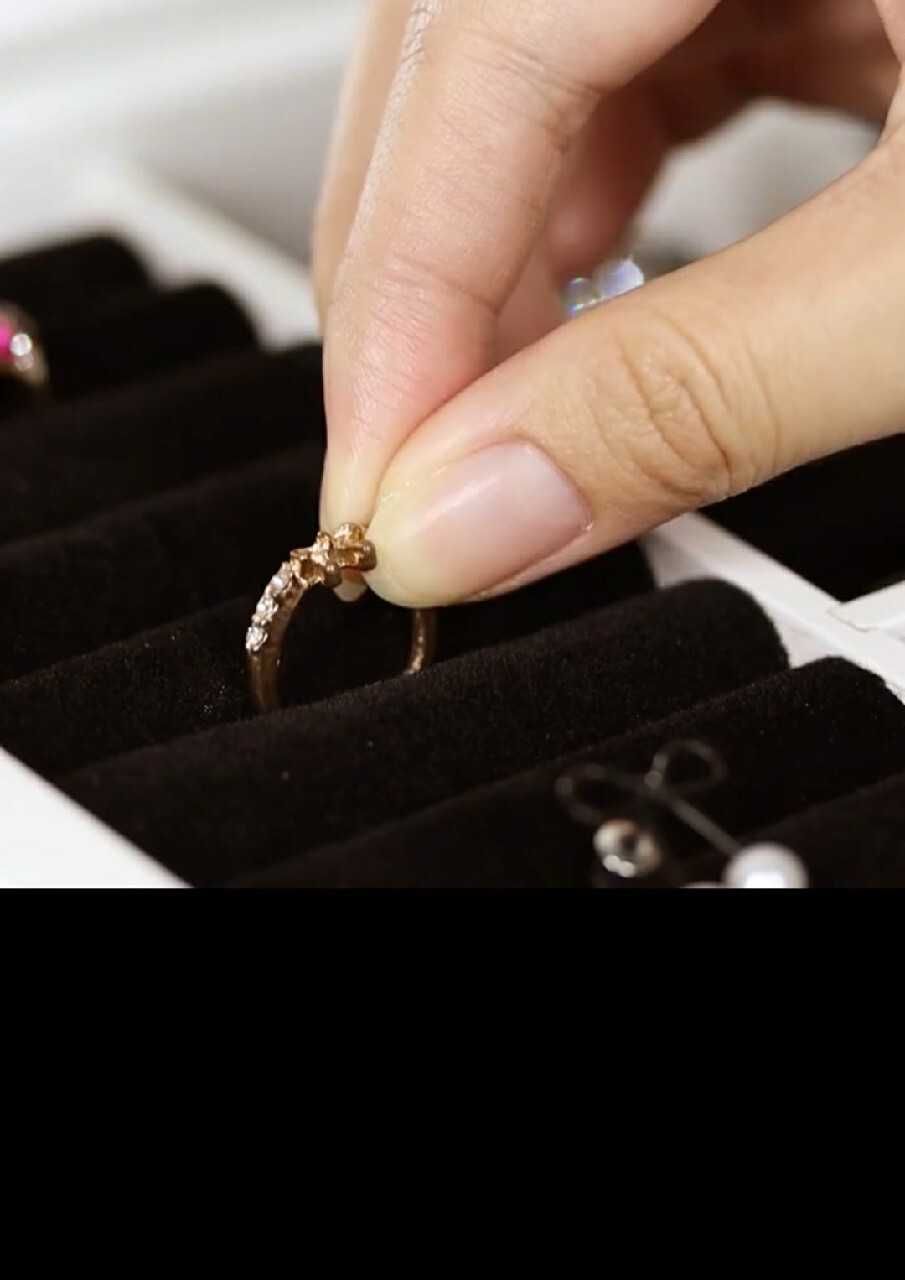 Szkatułka kuferek organizer drewniany na biżuterię