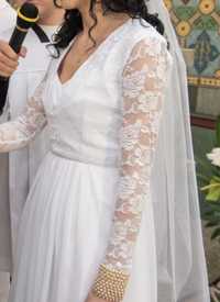 Przepiękna suknia ślubna  w stylu greckim S