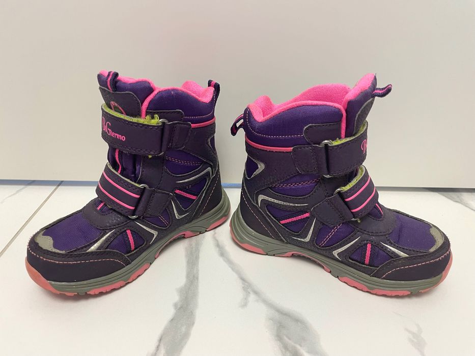 Зимние термосапоги B&G сапоги стелька 17.5см зимові чоботи ботинки