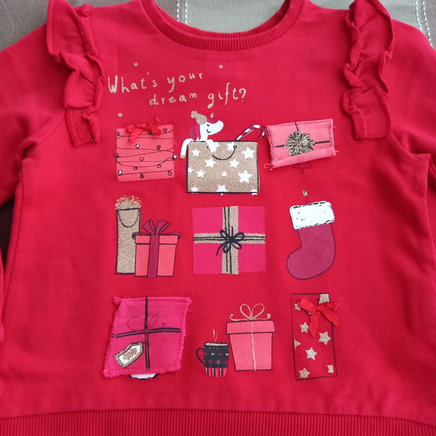 Bluzka, bluza świąteczna dla dziewczynki, Cool Club, r. 98
