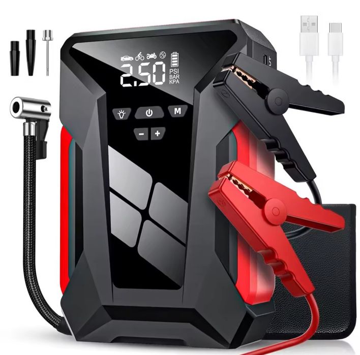 3 em 1 Booster - Compressor - Powerbank