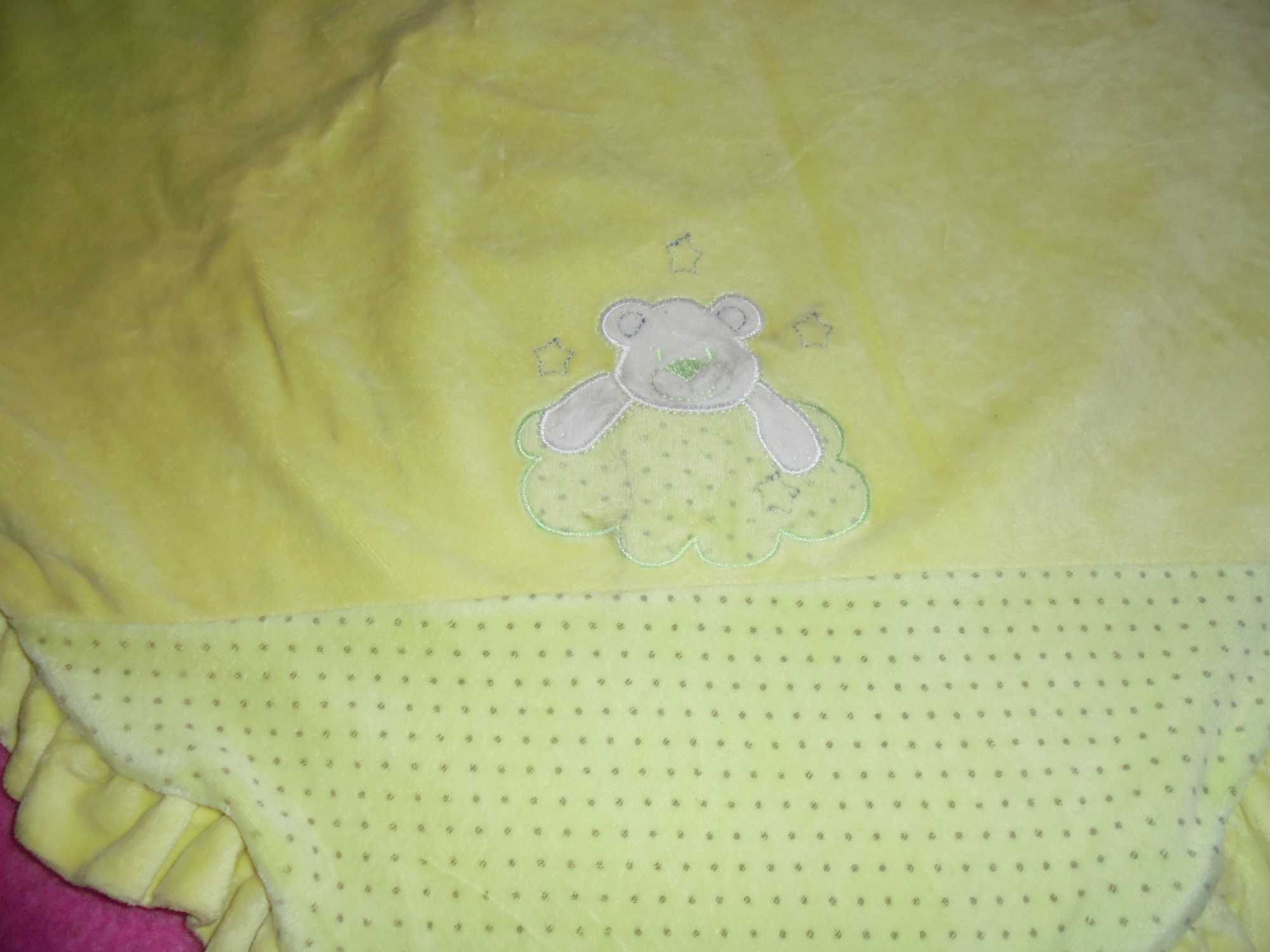 mantinha para bebé cor verde