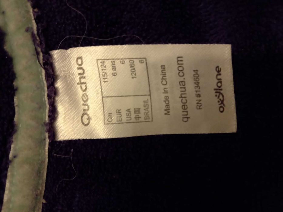 Quechua sweterek dziewczęcy dla dziewczynki 115 - 124