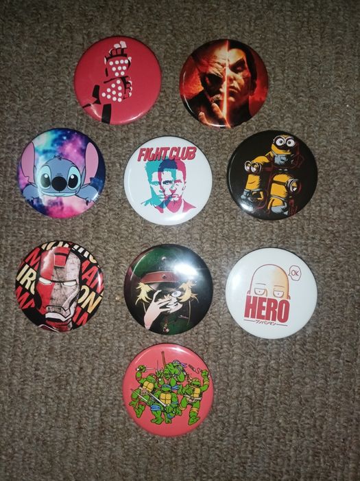 Значки с принтами