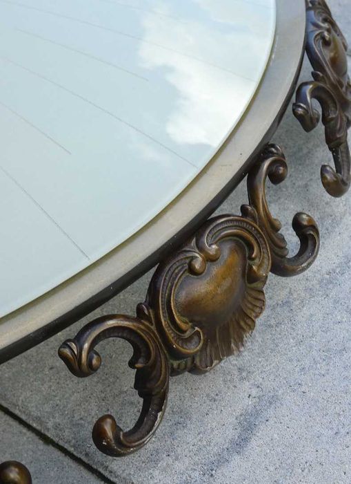 Duży PLAFON Lampa sufitowa żyrandol plafoniera mosiądz 58 cm
