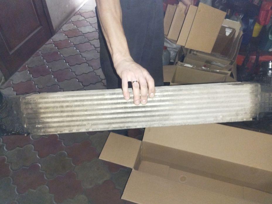 Радиатор интеркуллер megane 3 дизель 1.9