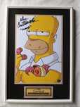 Moldura Série The Simpsons - Homer com Autógrafo (A4)