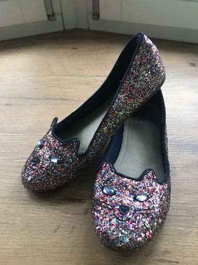 GAP mokasyny loafers lofersy brokatowe brokat roz. 37 USA wyprzrdaż