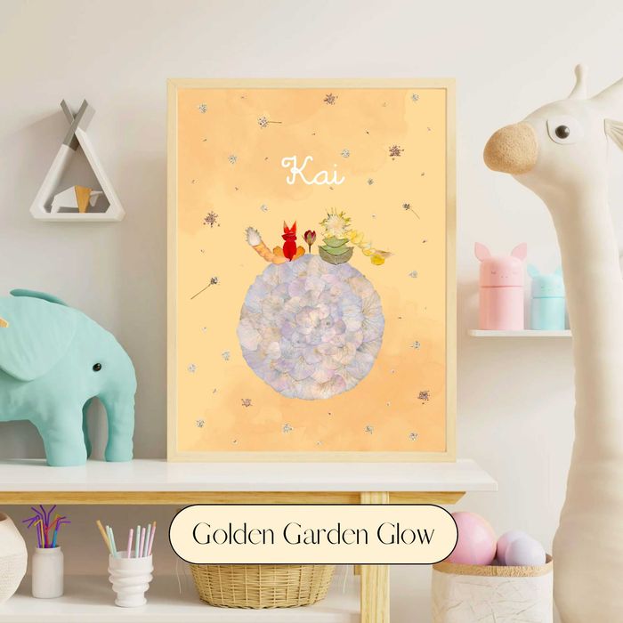 Reprodução Fine Art O Principezinho – Quadro Personalizado com Nome