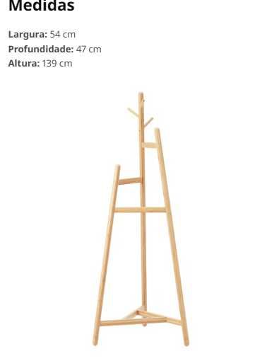 Cabidé de pé, bengaleiro de bambu IKEA