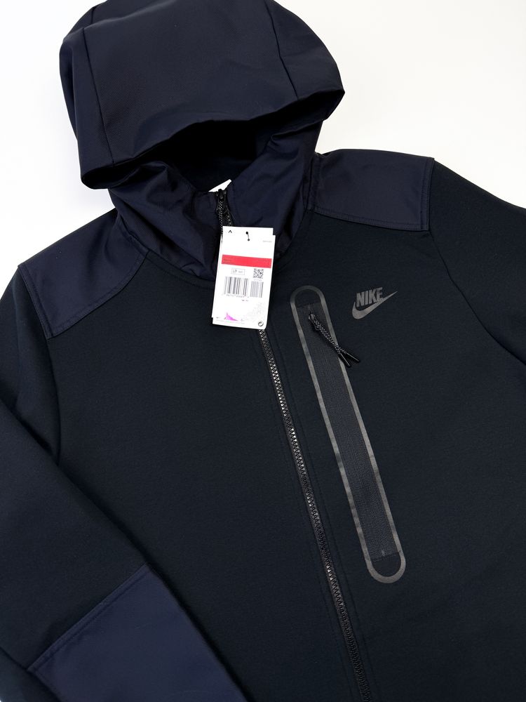 Оригінал! Зіп Худі Nike Tech Fleece чорне (L) / Нове з бірками!